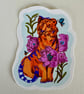 Tiger Sticker Nature Wildlife Matt Vinyl Waterproof - Image 2