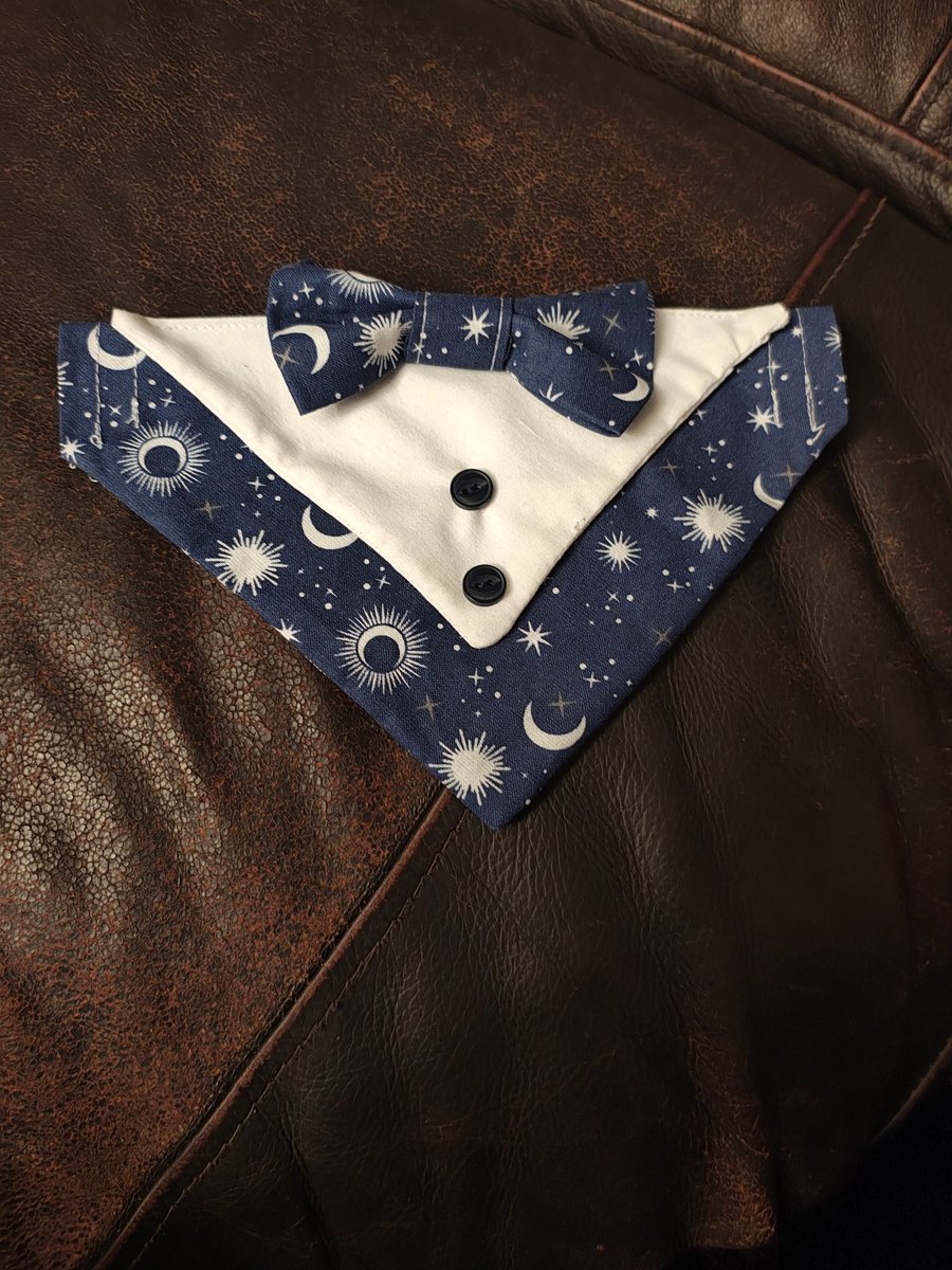 Handmade dog bandana 