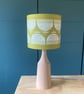 Flower Handmade Lampshade - Olive yellow (20cm diameter) - Image 1