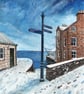 Snowy Stromness Print - Image 1