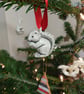Tree decorations Adorable Abney Park Squirrel Ceramic.. - Image 8