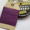 VINTAGE style  ribbon  ( silky seam binding). 4yds.  '  Lavender ' .