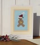 First Christmas! Handstitched miniature with embroidered details, a card to keep - Image 2