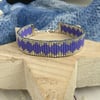 Elegant beaded adjustable bracelet, Loom bracelet, friendship bracelet
