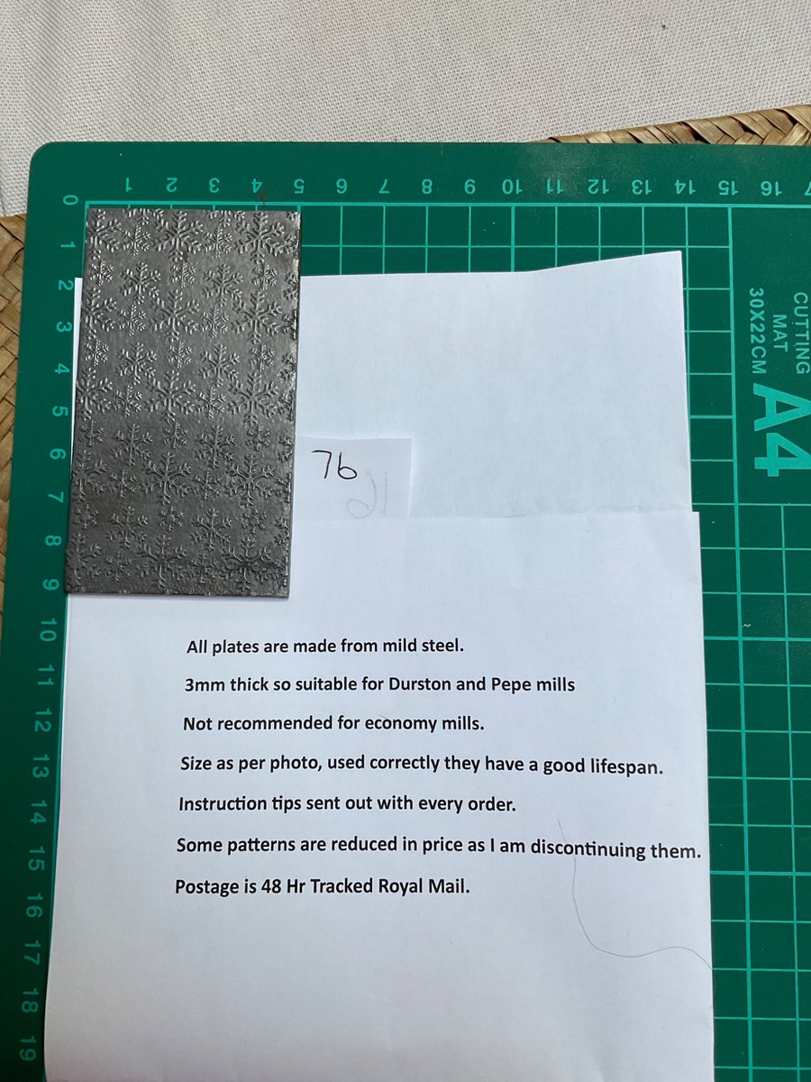 Rolling Mill Texture Plates 