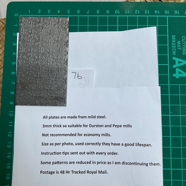 Rolling Mill Texture Plates 