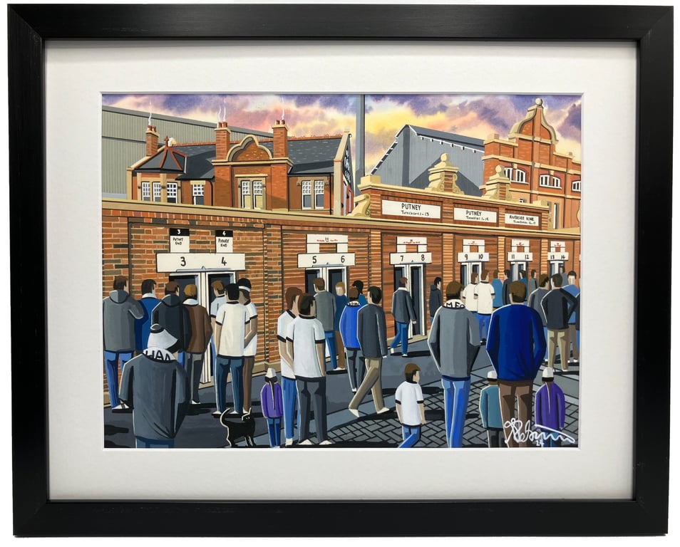 Fulham, Framed & Unframed Fine Art Print, Football Club FC Stadium Gift