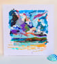 Ten Thousand Dreams – Original Coastal Collage Artwork