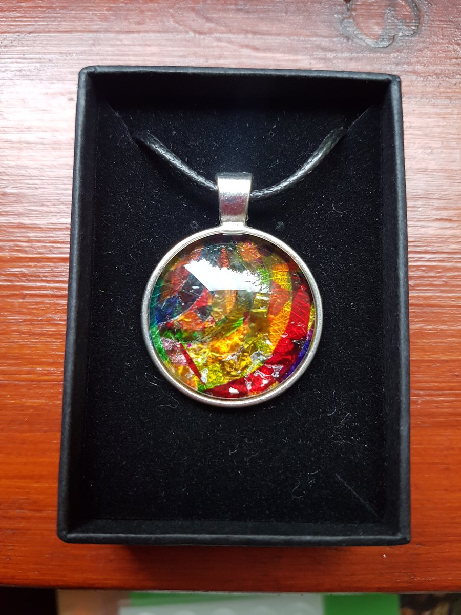 colourful Stained glass effect Pendant