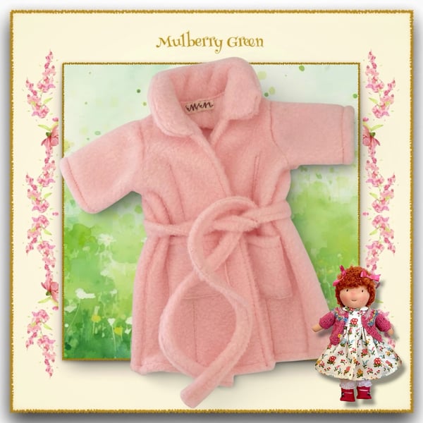 Cosy Pink Fleece Dressing Gown