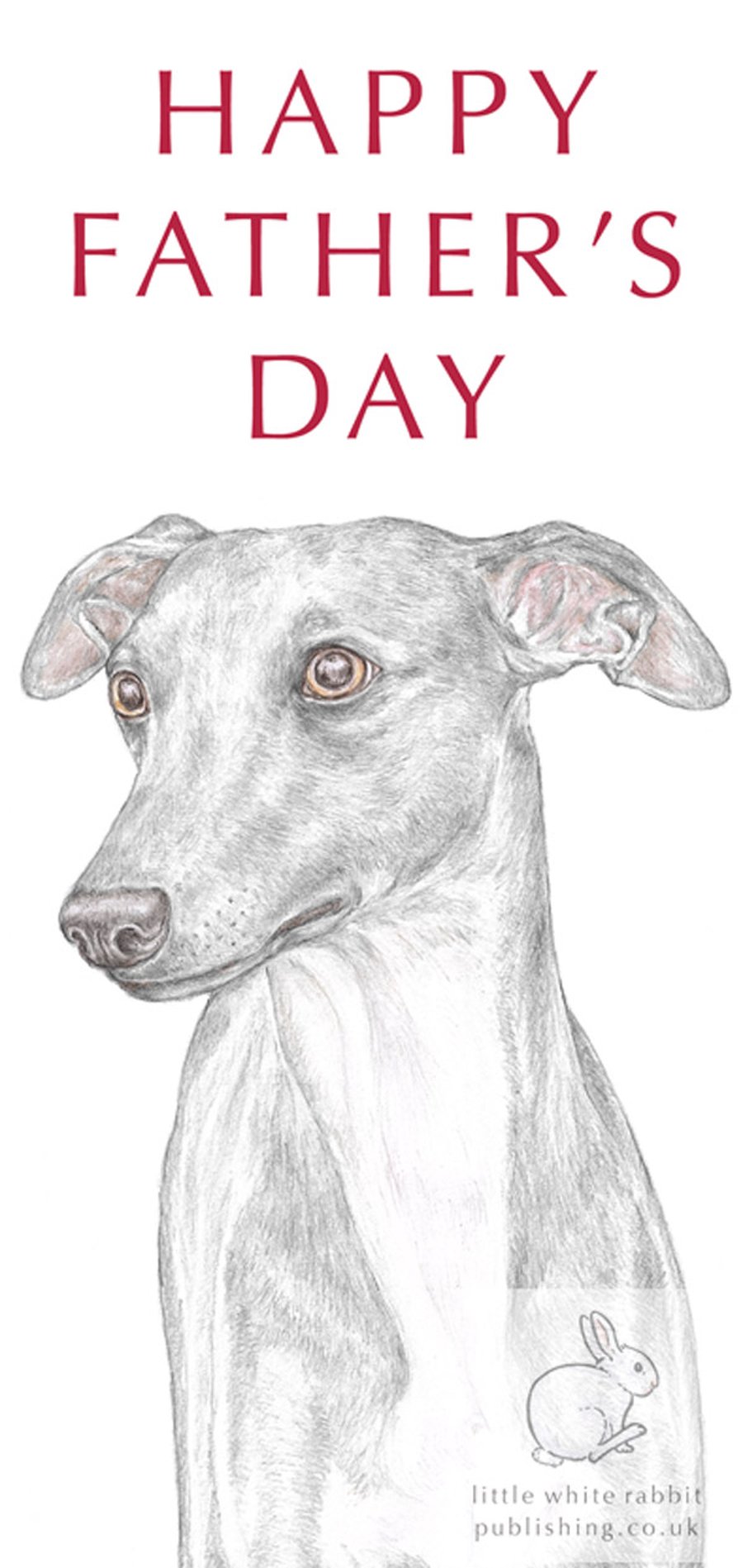 Jim the Whippet - Father's Day Card