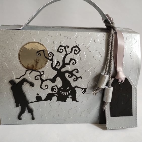 Zombodie Loves You - Handmade Zombie Gift Bag Box 