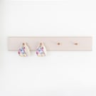 Shaker Peg Rail Classic style and painted in Elephants Breath, Wide Peg Rail, Ki