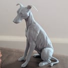 Greyhound lurcher whippet dog sculpture miniature, 3D printed