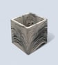 Plant Pot Cube - Unique White with Black Marbling Square Planter - Image 5