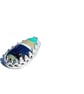 Sterling Silver 925 & Striped Surfite Teardrop Shaped Statement Nose Stud - Image 3