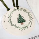 Set of 3 Christmas Tree Gift Tags