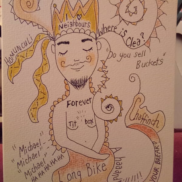 Small Prophets inspired original illustration "Tit box"