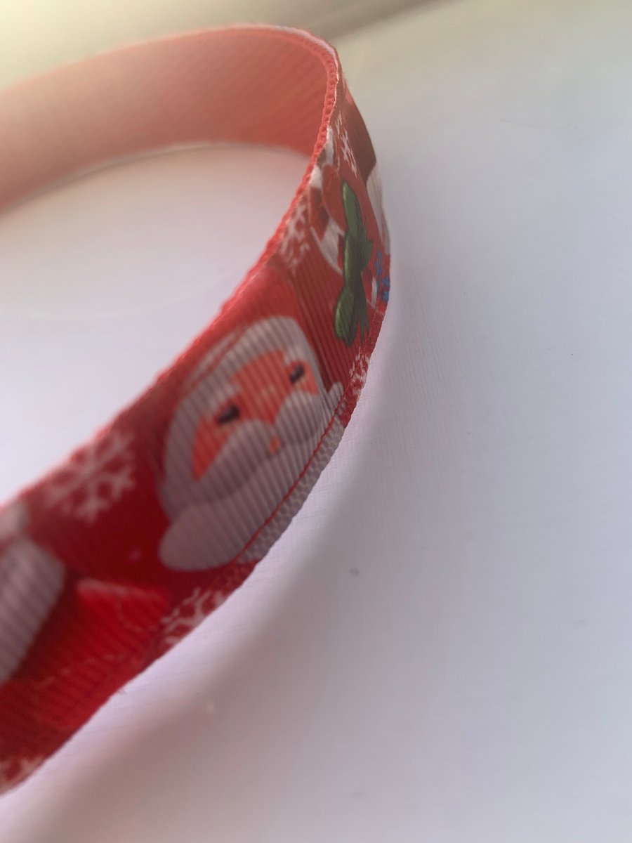 Handmade Christmas dog collar - medium