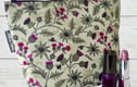 Floral makeup bags