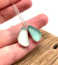 Sea Glass Cluster Necklace - Image 5