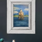 Tayport, Firth Of Tay, Pile Lighthouse - original painting