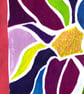 Joyous Tote bag Fabulous fuchsia pink cotton tote printed with 'Blooming' design - Image 4
