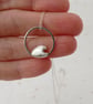 Perfectly Imperfect - Sterling Silver Wave Pendant - Image 4