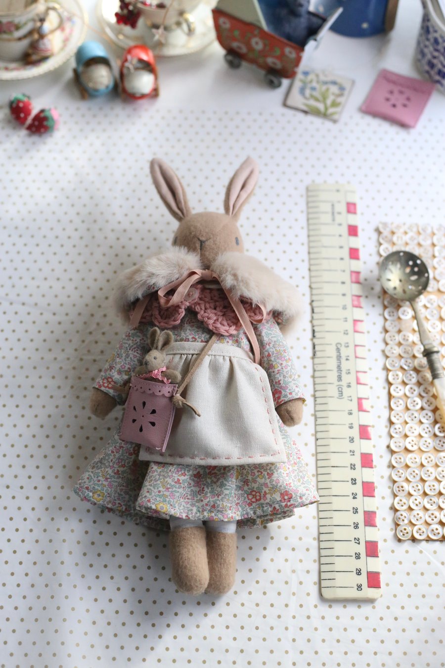 Baby Sized Liberty Bunny - Katie and Millie