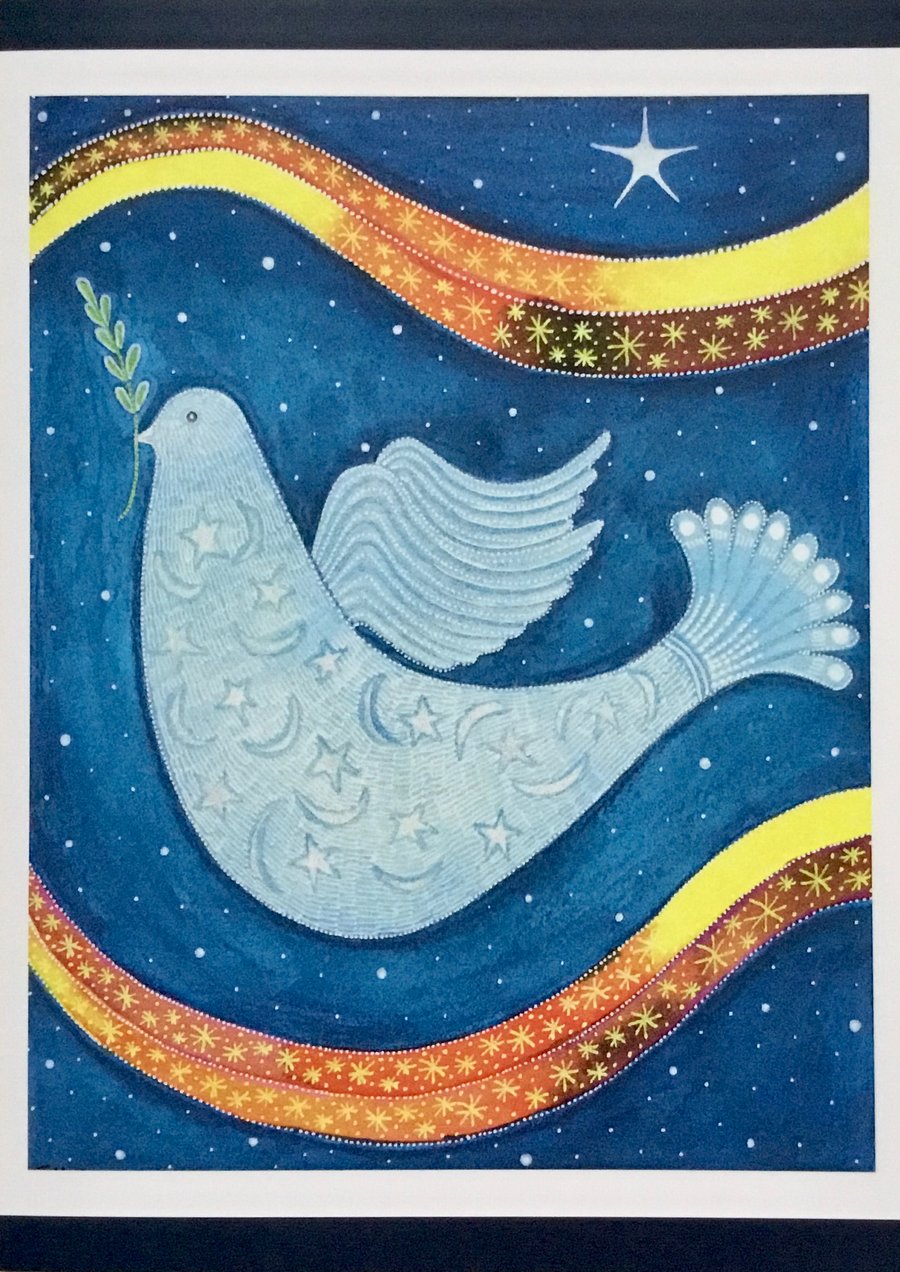 Christmas Dove, Blank ChristmasCard