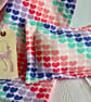Hearts Dolls Pillow and Matching Blanket - Image 2