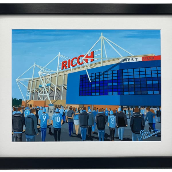 Coventry City F.C Ricoh Arena. High Quality Framed Art Print