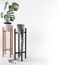 Tall Plant Stand - Solid oak stand, mid century design