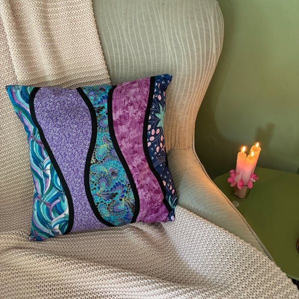 Patchwork cushion covers