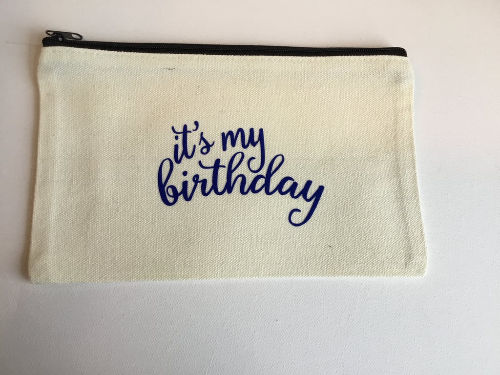 Washable Make up bag. Purse. Pencil case. Reusable make up bag.