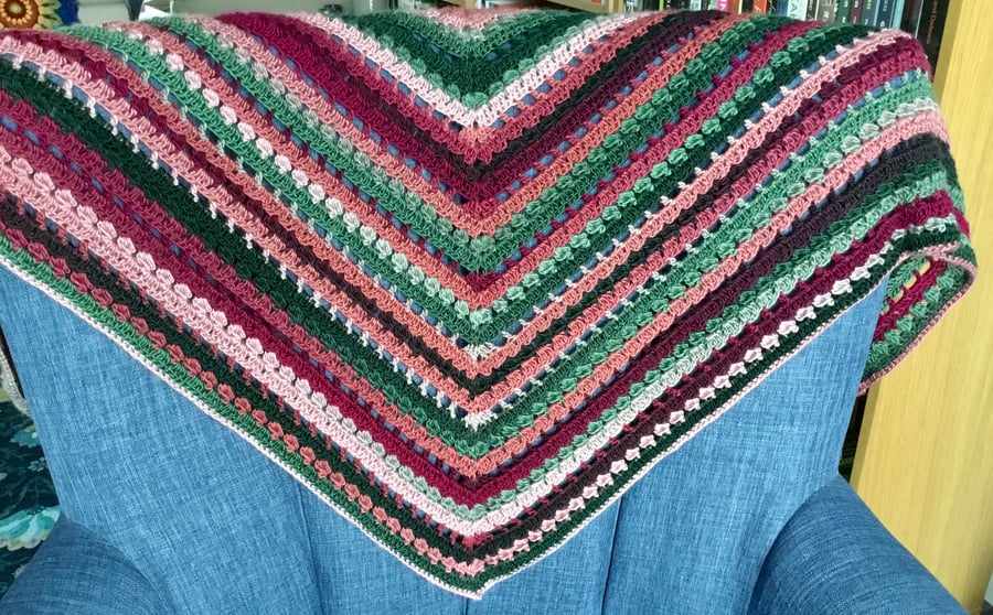 Crochet shawl - Folksy