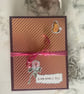 Handmade Boxed Stationery Gift Set with Double Notepad Wallet and Pen