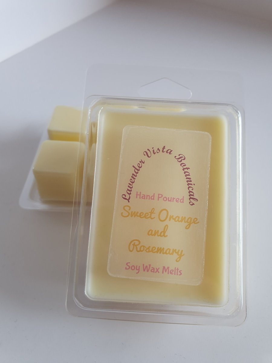 Sweet Orange and Rosemary Wax Melts 
