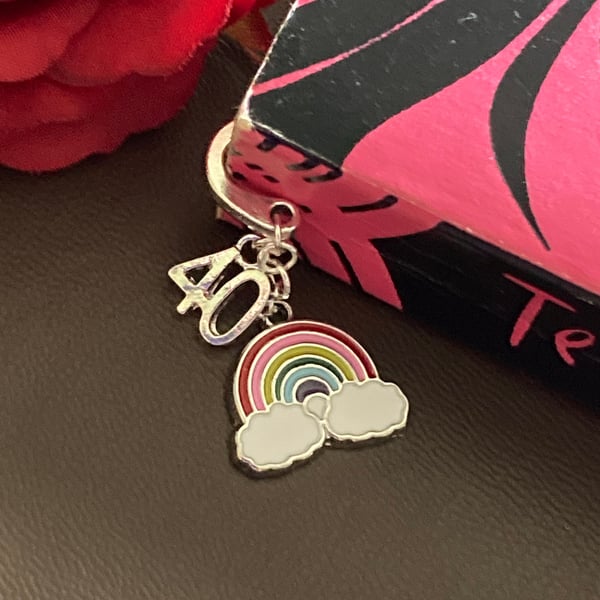 Milestone Birthday Rainbow Bookmark Gift