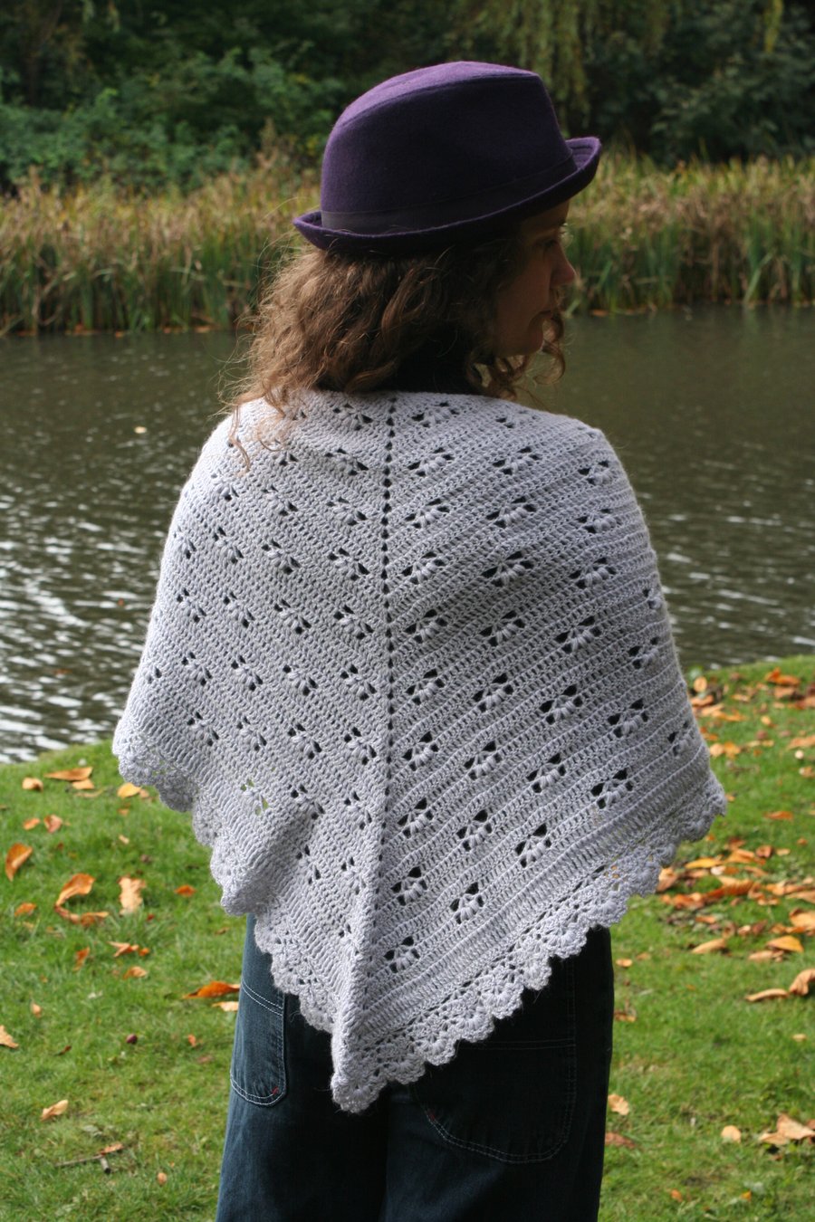 100% Alpaca Crochet Shawl