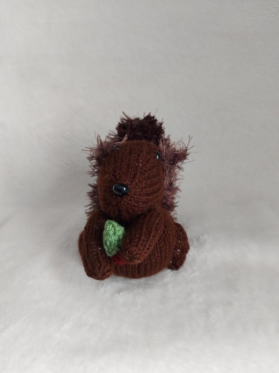 Bushy Tailed Brown Squirrel Soft Toy or Chocolate Orange Cover