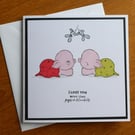 Christmas Card - I Love You More Than Pigs In Blankets