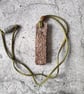 Woodland Fungi Necklace, Clay Puffballs and Moss Pendant, Green Witch Jewellery - Image 4