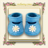 Blue Daisy Shoes