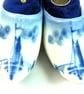 Delft clogs pin cushion with thimble holder.  - Image 5