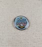 The World Is Your Oyster - Travel Themed Pin - Large Resin Topped Pin Badge