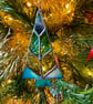 Stained glass Christmas tree - medium multi panel - Image 9