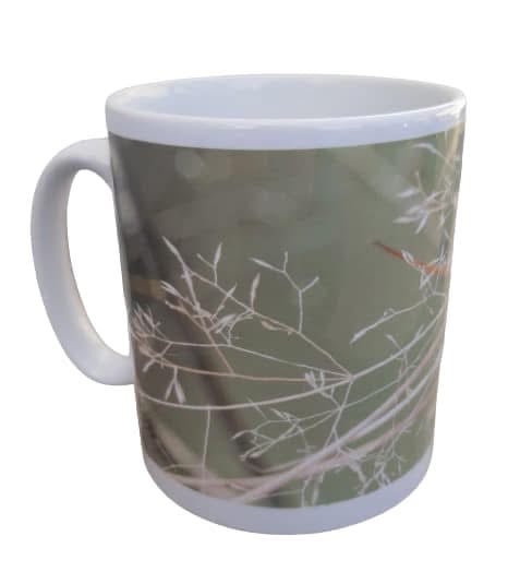 Perfectly Imperfect Delicate grasses ceramic mug