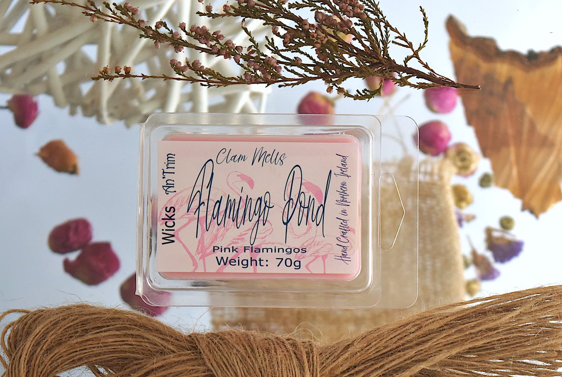 Flamingo Pond Handmade Long Lasting Fragrance Soy Wax Melt Clam Melts