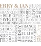 Personalised Golden Anniversary Word Art - 50 Years - AN501 - Image 5
